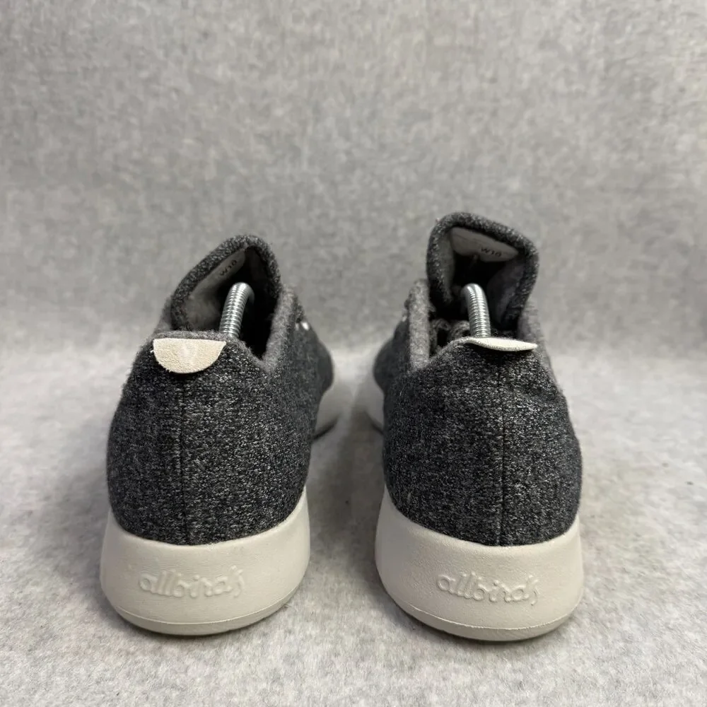 Allbirds Shoes Womens Size 10 Wool Runners WR Grey & White Casual Sneakers